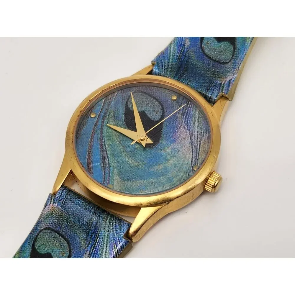 The Metropolitan Museum of Art MMA Louis Comfort Tiffany Blue Peacock Feather